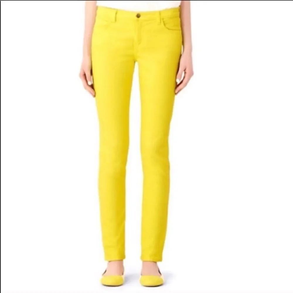 KATE SPADE SATURDAY | Bright Yellow Skinny Jeans